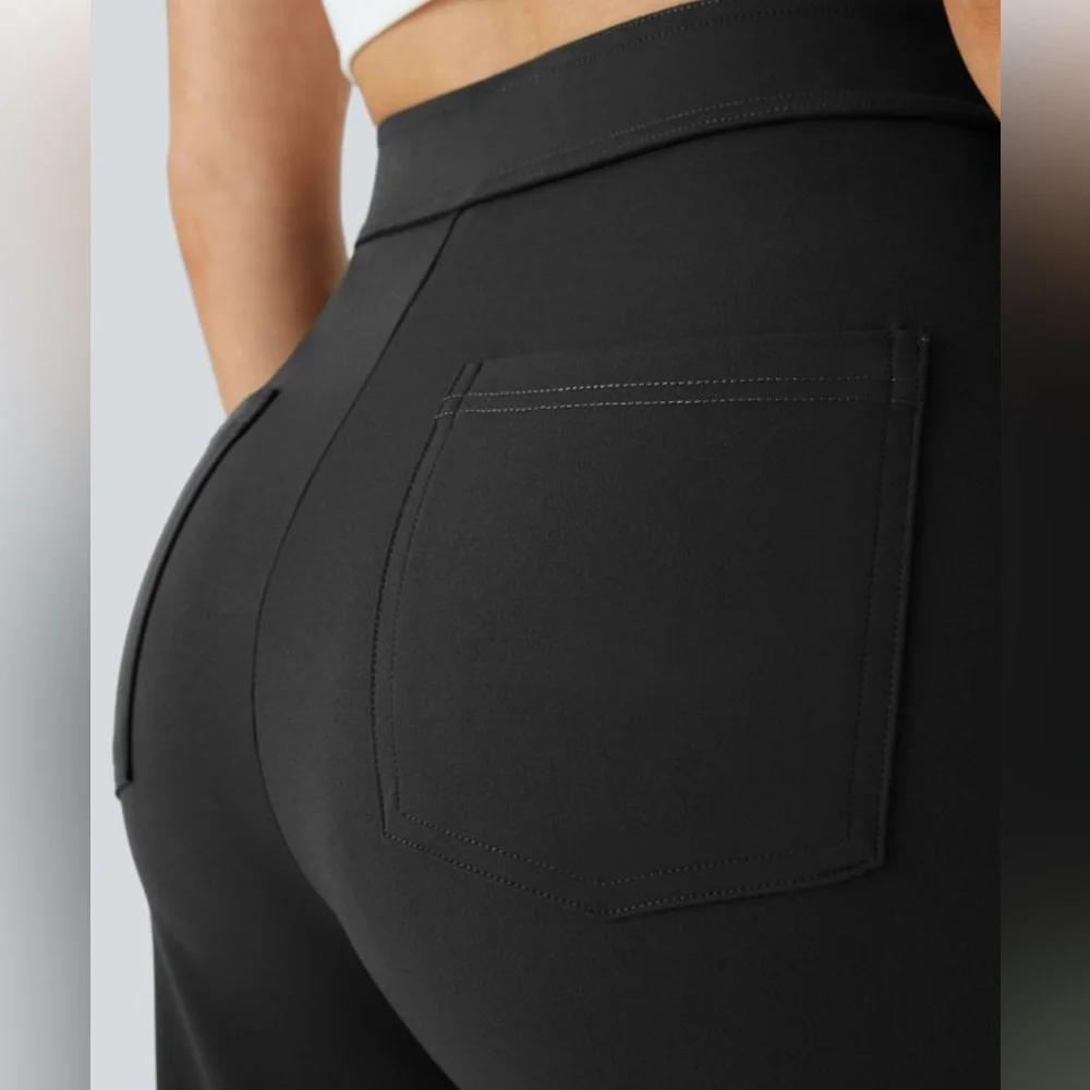 HALARA Black Boot Cut Pants - Picture 2 of 10